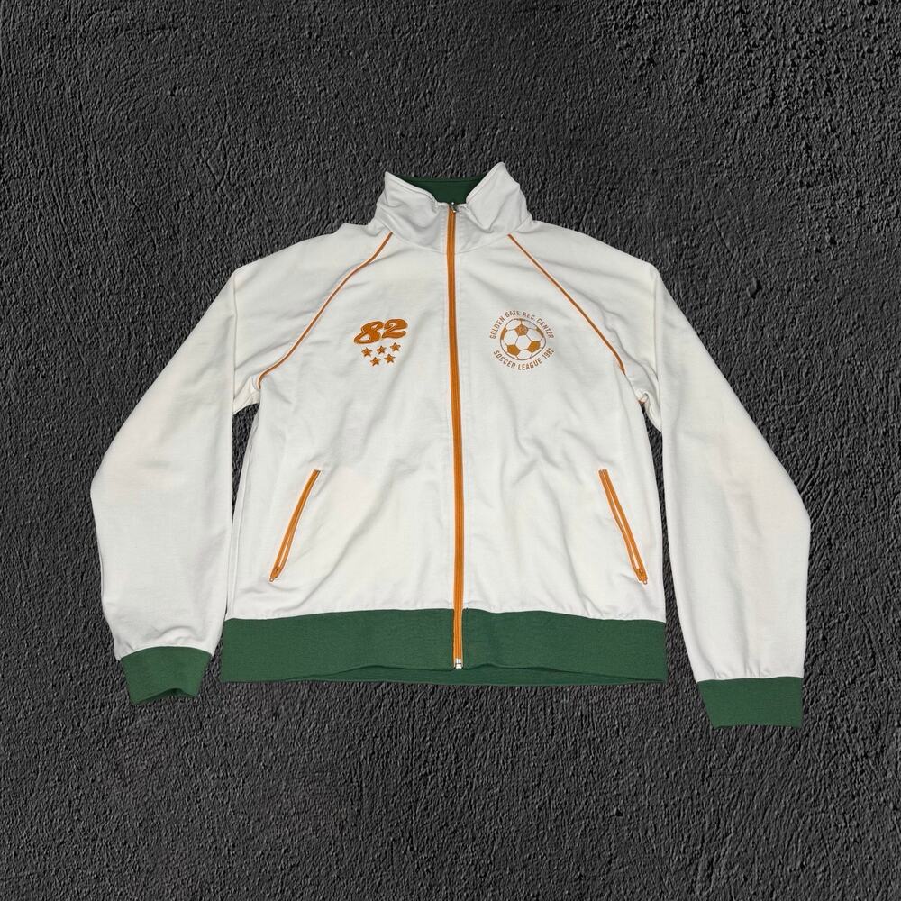 Blue Marlin Golden Gate Soccer color block track jacket